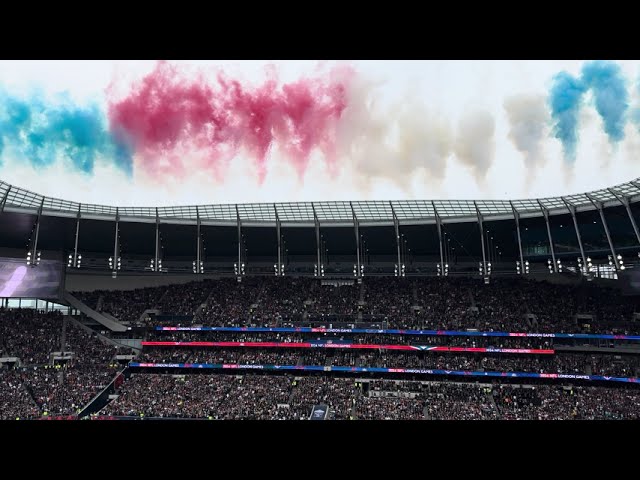 Star Spangled Banner & God Save the King @ Tottenham Hotspur Stadium in London (October 13, 2024)