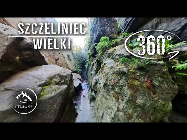 Szczeliniec Wielki - całe przejście - film 360°