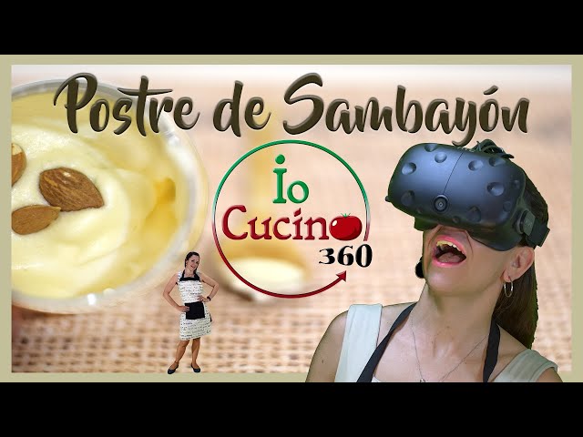 👀 Postre de huevo? 🍨 POSTRE SAMBAYON | Ahora en 360º