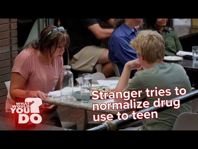 Stranger tries to normalize drug use to teen