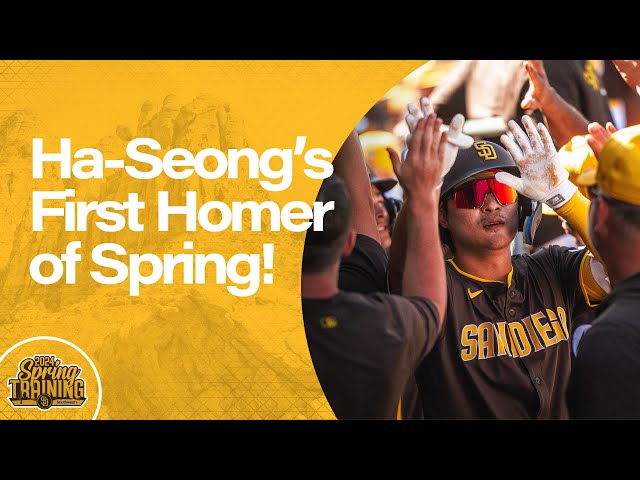 김하성 | Ha-Seong Kim's First Home Run of Spring!