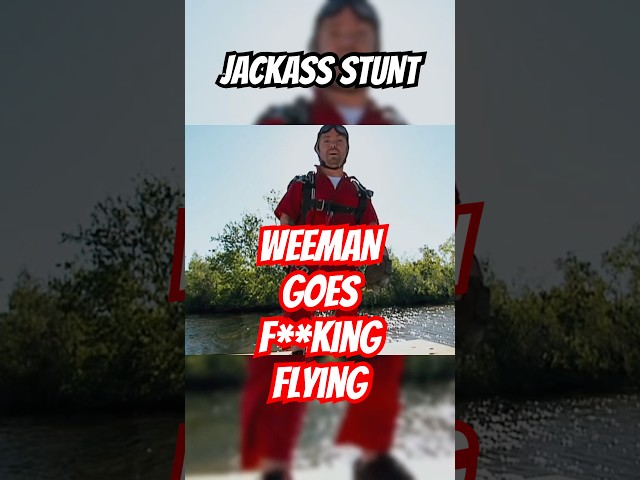 Weeman goes FLYING into ABYSS!! #funny #funnyshorts #funnyvideo #stunt #prank #crazy #shorts #short