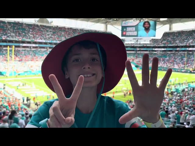 Maddox’s FULL experience at the Miami Dolphins Stadium! First game at home! 2023 ￼