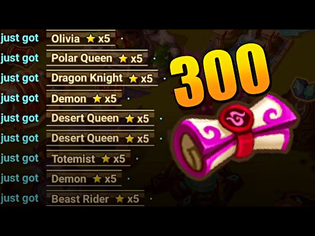 300 LD Scrolls Insanely Premium Summon Session