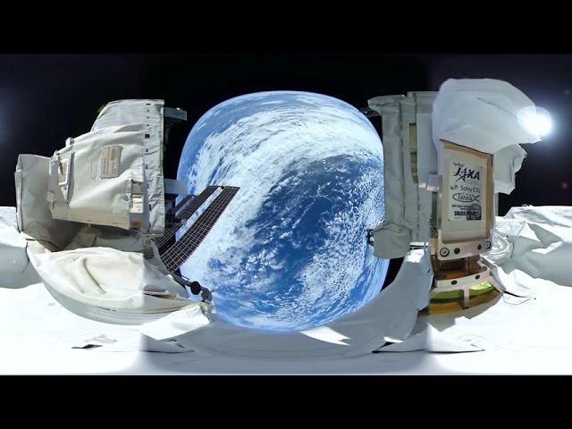 国際宇宙ステーション（ISS）で撮影された360°動画