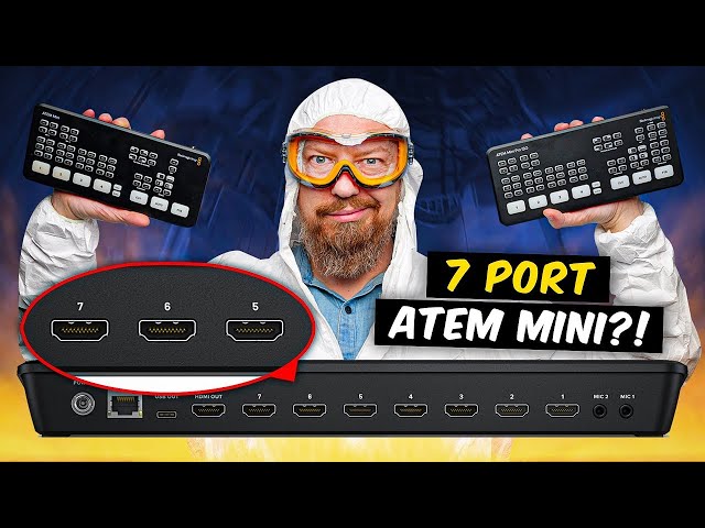 ATEM Mini: How to add 3 HDMI Ports | ATEM Mini Pro | ATEM Mini Pro ISO