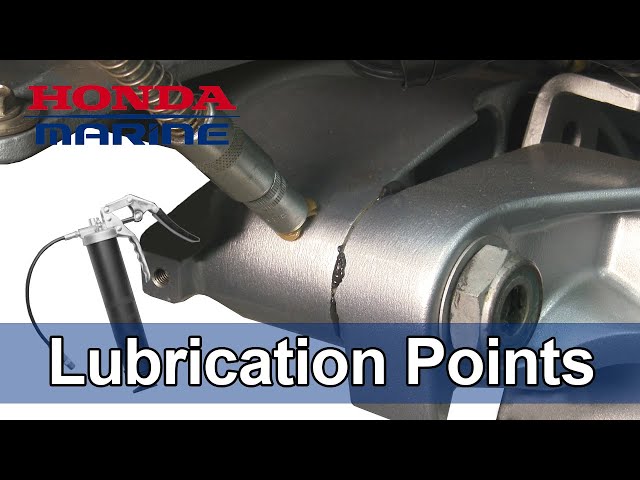 Honda Marine DIY Lubrication Points