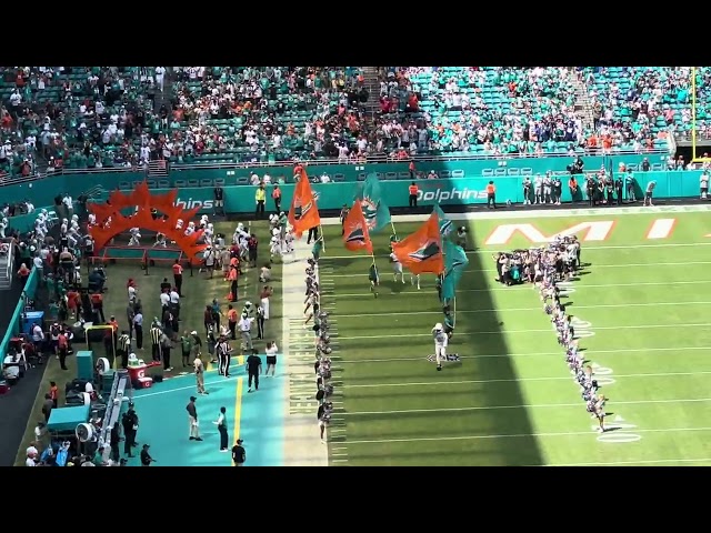 New York Giants Vs Miami Dolphins Player Introductions NFL Week 5 2023