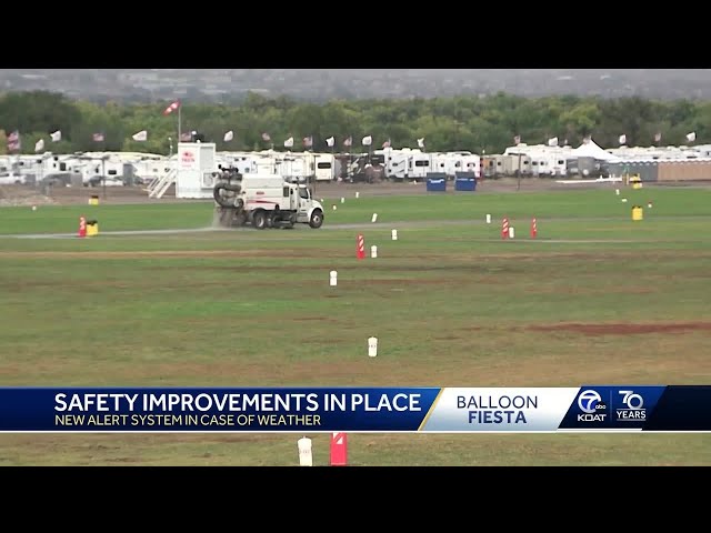 Safety improvements in place for Balloon Fiesta