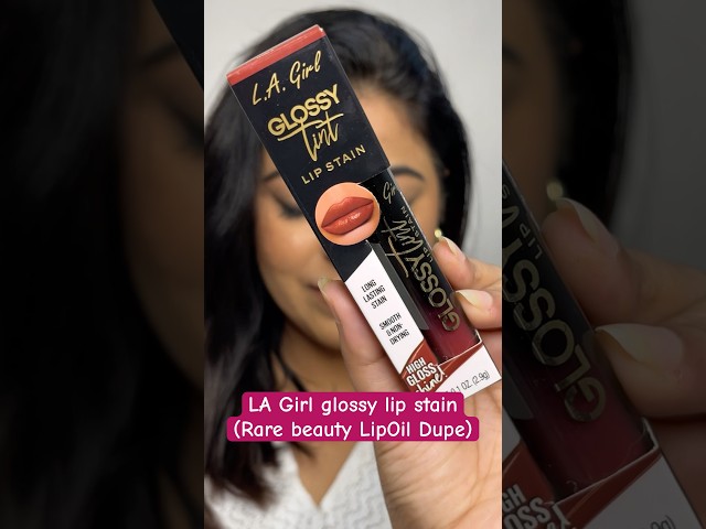 💕LA girl Lip stain || best Lip tint in india | Rare beauty Lipoil dupe #liquidlipcolour #nykaahaul