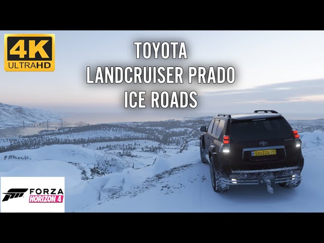 TOYOTA Landcruiser Prado ice road drive | Forza Horizon 4 |