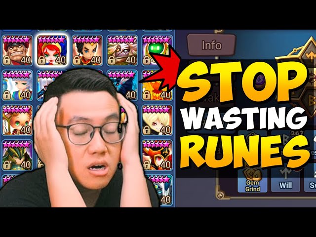 The WORST Runes Mistake Everyone Makes For RTA In Summoners War