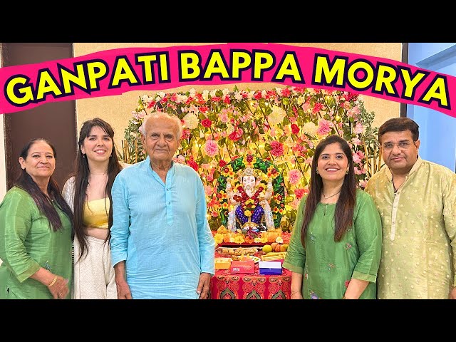 Ganpati Bappa Aae Ghar 🌺 Aarti & Emotions ✨ Ganesh Chaturthi Vlog 2023 | Heli Ved