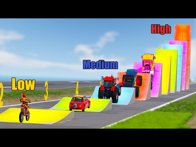 Low vs. Medium vs. High Ramp Car - Who is better?