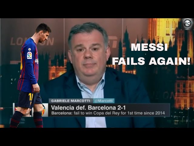 ESPN FC- Valencia vs  Barcelona 2-1 Post Match Analysis - Barca fail To Win Copa del Rey