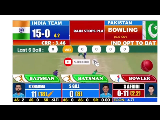 pk vs india || Live Stream