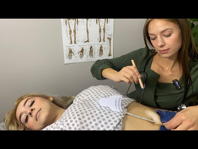 ASMR Back, Abdominal, & Chest Detail Assessment | Measuring | SoftSpoken | Relax Medical Role Play