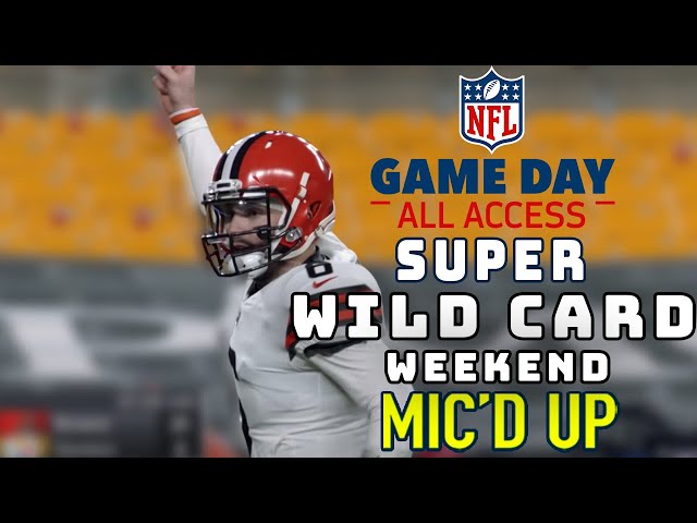 Super Wild Card Weekend Mic'd Up! "Do, or do not, there is no try" | Game Day All Access 2020