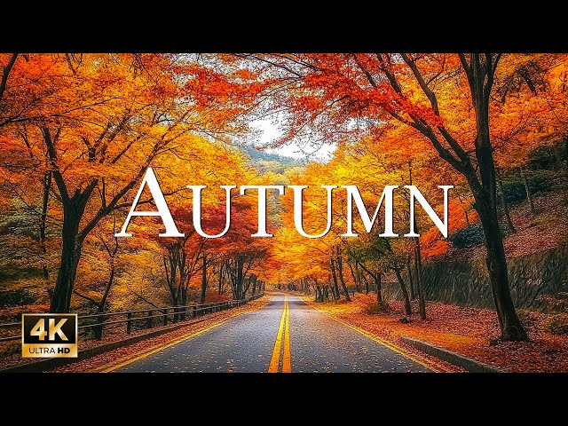 Calming Music with Beautiful Nature Videos🍁Autumn Scenery, Peaceful Soothing Instrumental Music #02