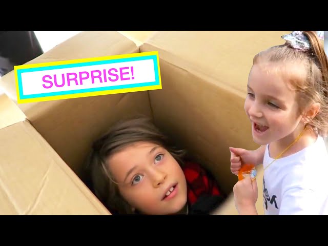 JOJO SURPRISED SIENNA IN A BOX 📦  24 Hours With Family Fizz 🌈  YouTube Family Vlogs