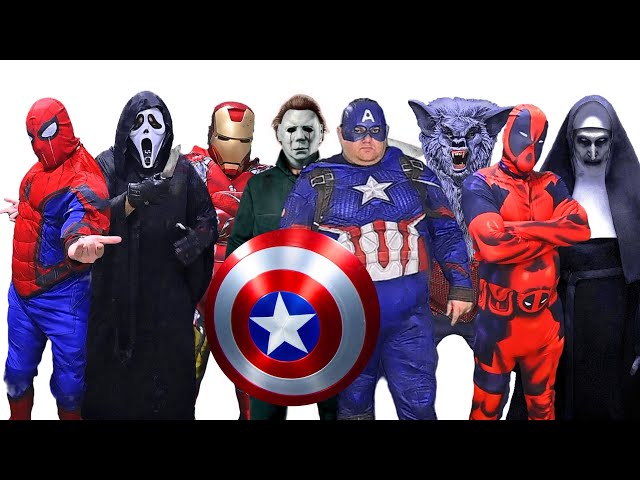 Superheroes VS Scary Characters