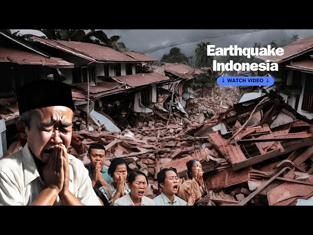 Indonesia rocked by a devastating 6.8 magnitude earthquake! The ground ruptures under the force!