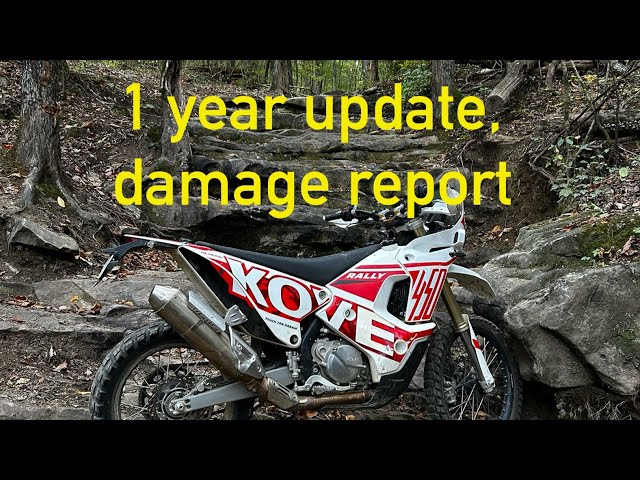 Kove rally 450 long term update, 1 year review