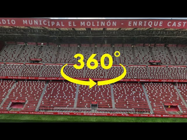 360º 4K - Estadio municipal El Molinón - Enrique Castro Quini