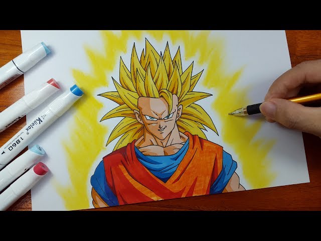 How To Draw Goku Super Saiyan 3