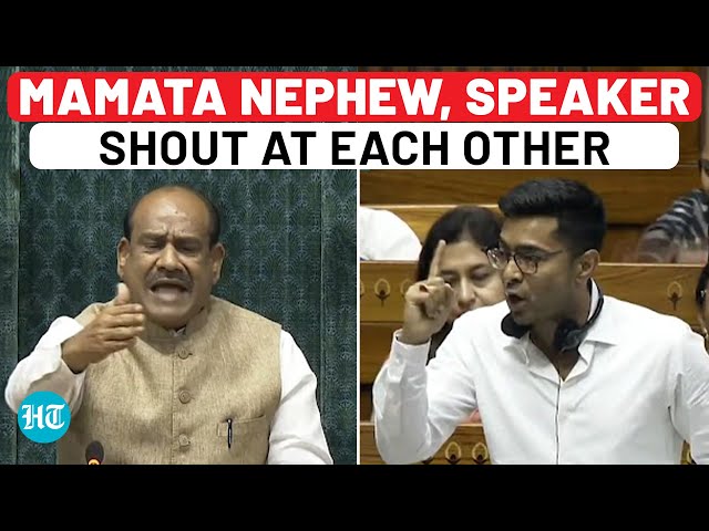 TMC’s Abhishek Banerjee Vs Speaker Om Birla In Lok Sabha | Parliament | Budget