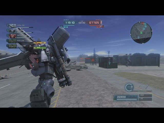 Geara Doga Heavy Arms Engaging with the Messy Vision. (Not my Problem) | GBO2 Glitched