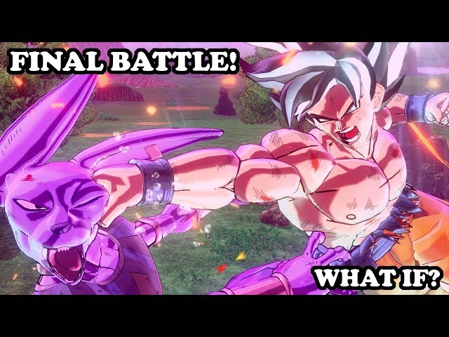 FINAL BATTLE! Vegito (Ultra Instinct) VS Beerus (Full Power) - DB Xenoverse 2