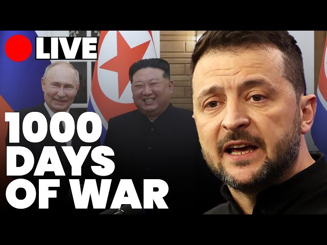 🔴LIVE: Volodymyr Zelensky's speech 1000 days after Putin's invasion