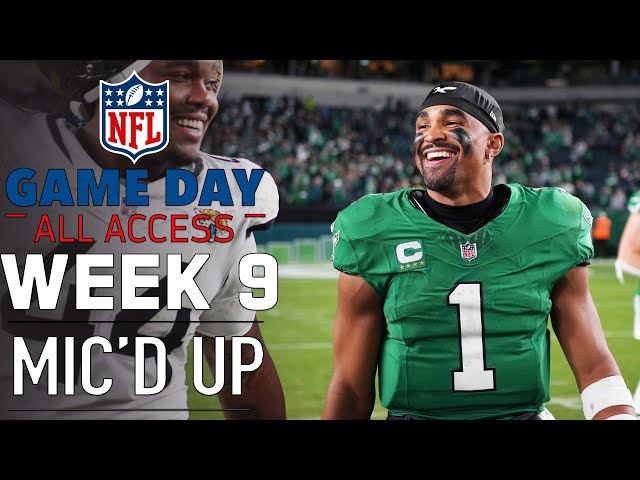 NFL Week 9 Mic'd Up! "That was unbelievable" | Game Day All Access