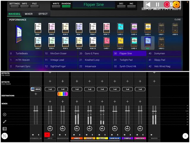 Korg iWAVESTATION Sounds Amazing Tracked in Loopy Pro - Demo for the iPad