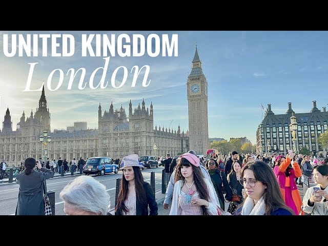 London Best Highlights | London City Tour | 4K HDR Virtual Walking Tour around the City