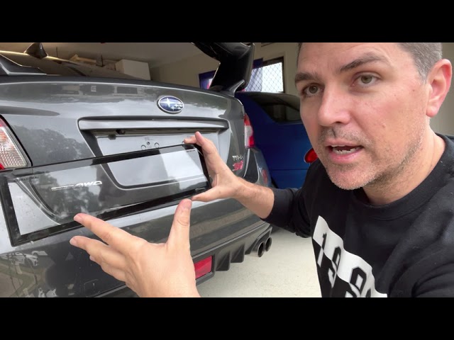 2021 Subaru WRX STi Spec R- Don't make this error with your Personal Plates (3)