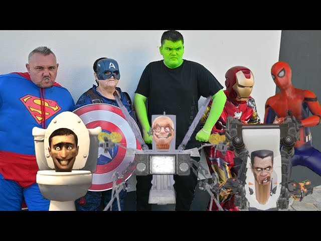 Superheroes vs Skibidi Toilet 5