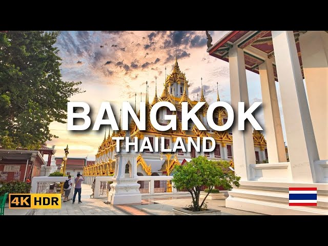 Bangkok Old Town 4K Walking Tour | Discovering the amazing temples in the Capital City of Thailand