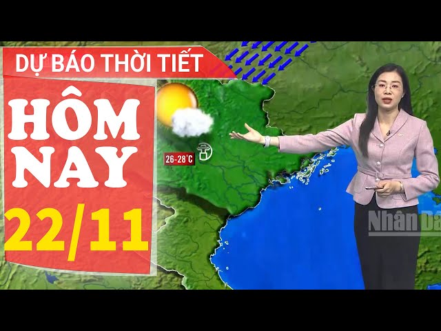 Dự báo thời tiết hôm nay mới nhất ngày 22/11 | Dự báo thời tiết 3 ngày tới