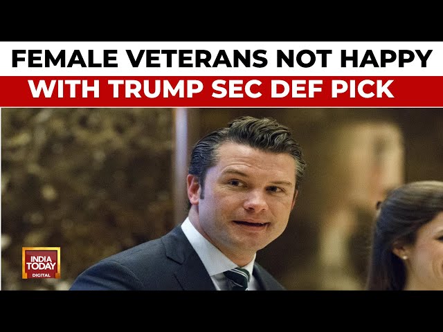 Trump Admin Picks: Female Veterans Disappointed By Trump's Pick For Defense Secretary