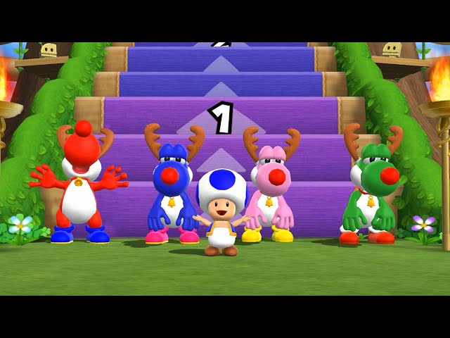 Mario Party 9 - Yoshi Battle Step It Up 7 Win ( Master CPU)