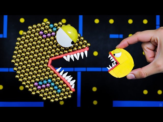 Magnetic Monster Attack | Best Of Pacman Stop Motion Game Compilation