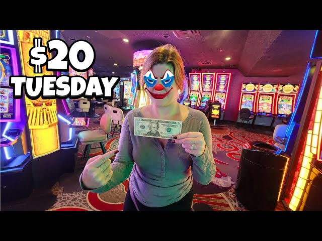 I Put $20 into 10 Slots at CIRCUS CIRCUS in Las Vegas... (Crazy Finish!)