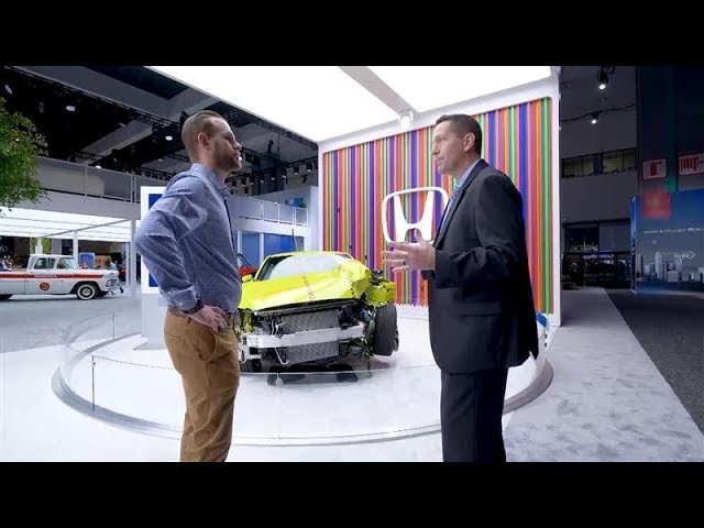 Honda head of Crash Safety Engineering meets crash survivor, Kyle