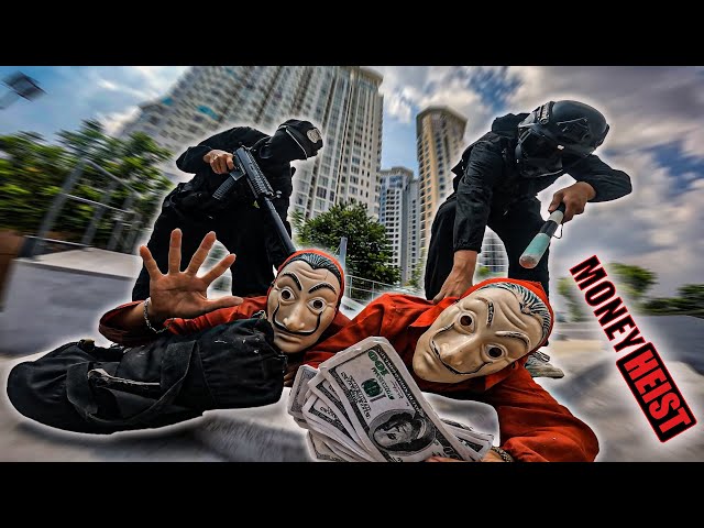 PARKOUR MONEY HEIST vs POLICE 1 ( BELLA CIAO REMIX ) LIVE ACTION STORY| Epic Parkour POV Chase