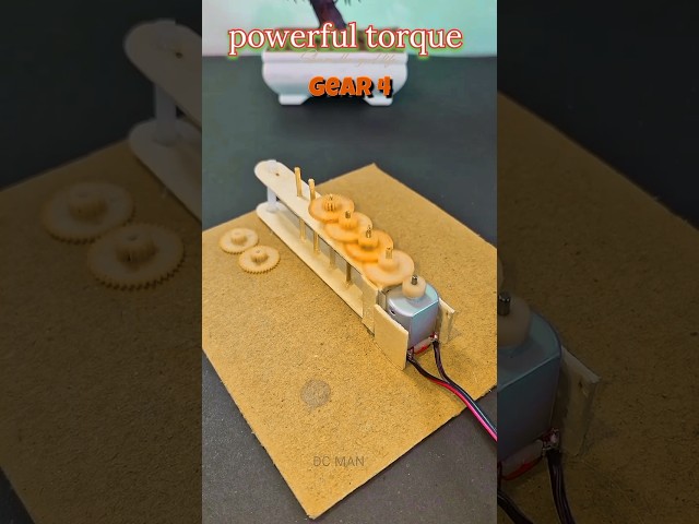 Making Powerful torque DC motor #shorts