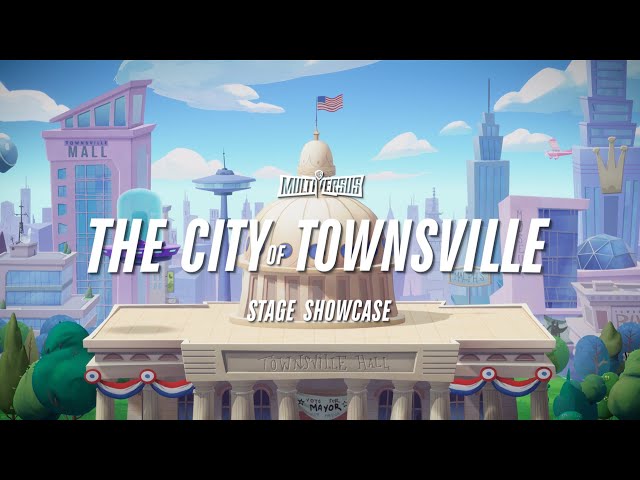 MultiVersus - Stage Showcase - The City of Townsville