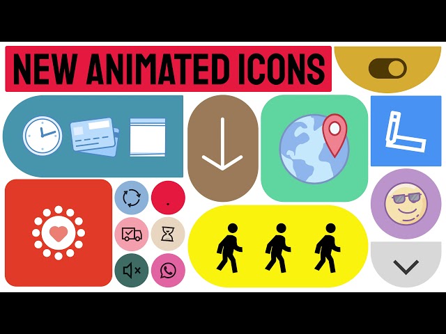 Animated icons 3.0: free 3,000+ animations in 20 styles