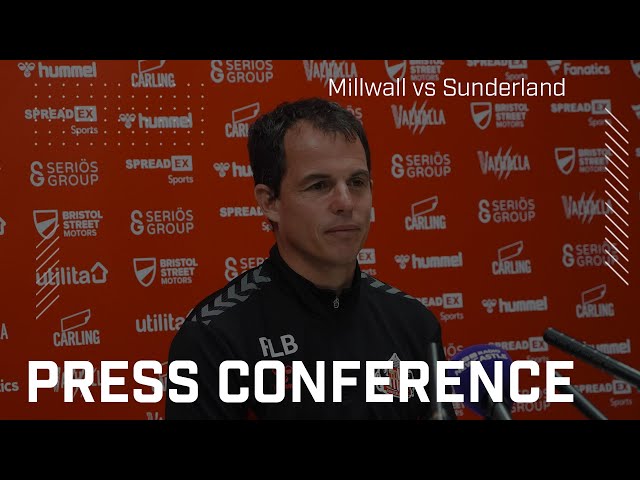 Millwall vs Sunderland AFC | Régis Le Bris' press conference